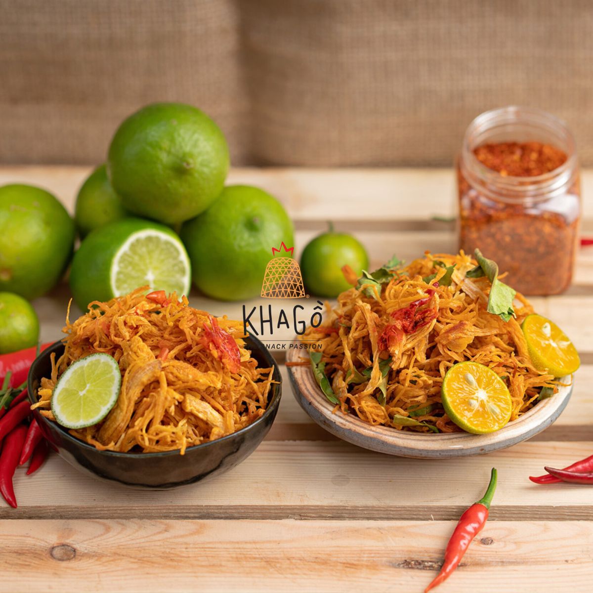 Khô gà lá chanh-món ăn vặt quốc dân