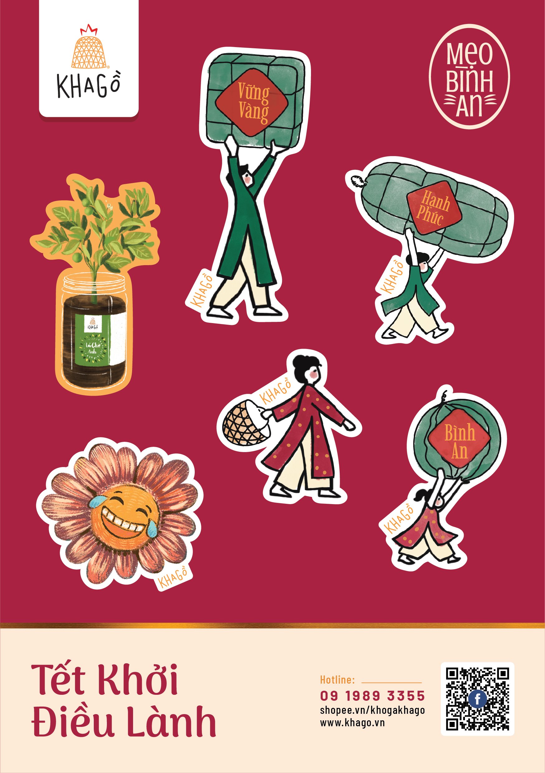 Bộ Sticker Tết 2023